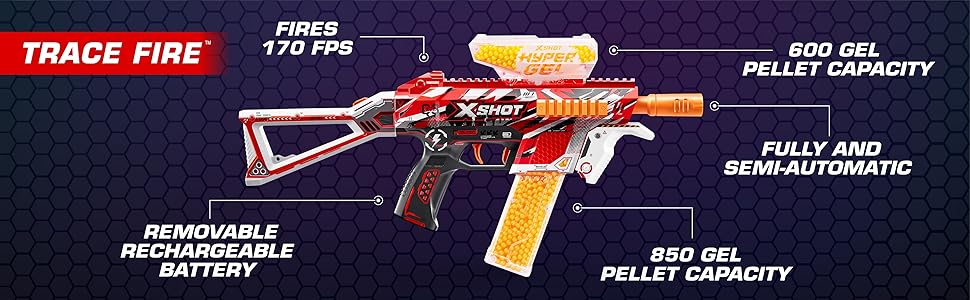 Unleash Unmatched Power and Precision with the XSHOT Hyper Trace Fire Blaster